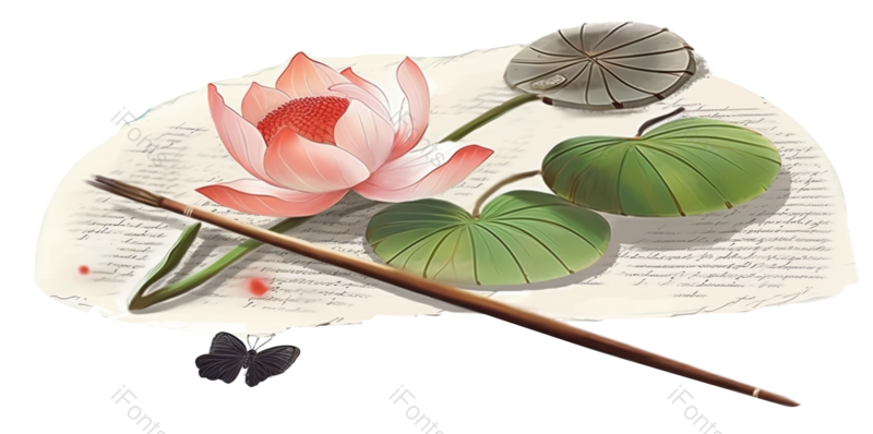 叶子图片,夏至元素,元素PNG,小满免抠素材